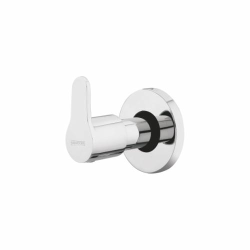 Exposed Part Kit of Concealed Stop Cock with Fitting Sleeve, Operating Lever & Adjustable Wall Flange Chrome